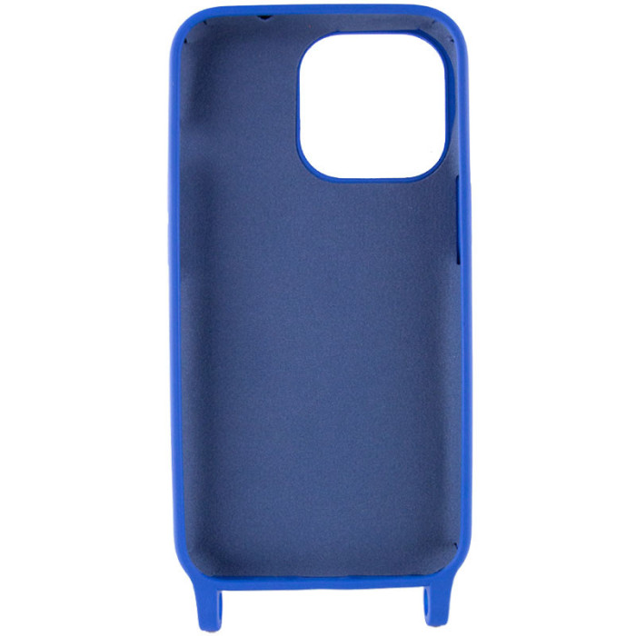 Чохол TPU two straps California для Apple iPhone 13 Pro Max Синій/Iris