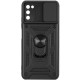 Чохол Ummi Camshield Serge Ring для Samsung Galaxy A03s Чорний/Black