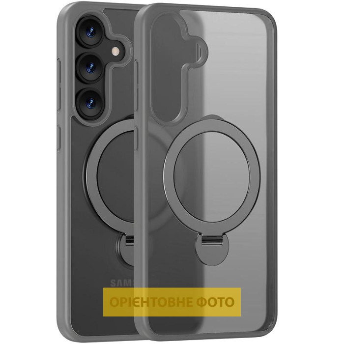 Чохол Ummi Colorful with MagSafe HQ Ring для Samsung Galaxy S25 Edge Grey