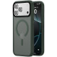 Чохол Ummi Colorful with MagSafe для Apple iPhone 17 Pro (6.3') Зелений/Dark Green