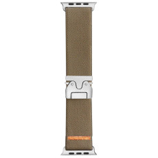 Ремінець Nylon New Design для Apple Watch 38/40/41/42mm(ser.10) Biege Brown  (ITS-L-00000075856_9)