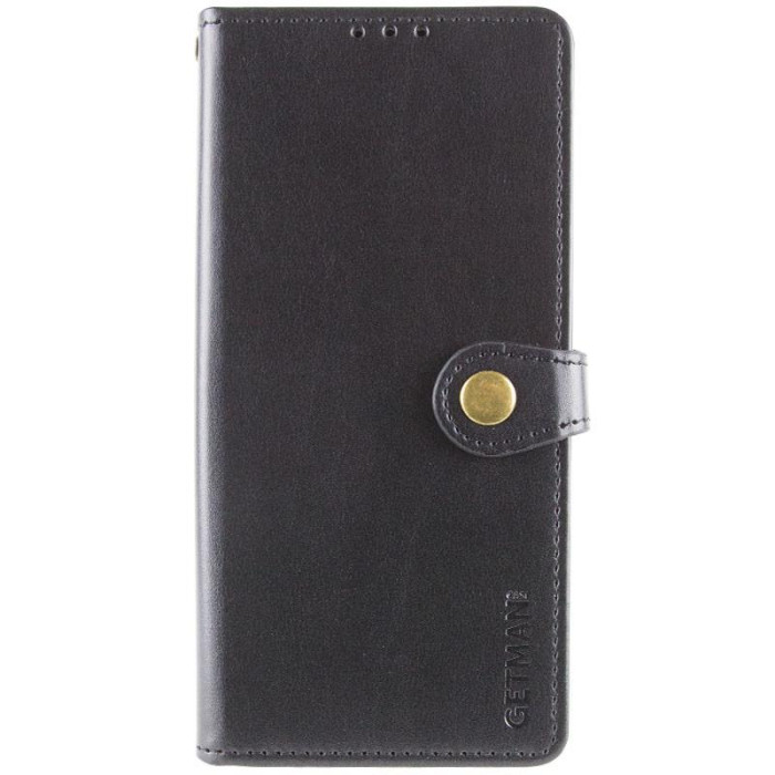 Шкіряний чохол-книжка GETMAN Gallant (PU) для Xiaomi Redmi Note 14 4G (Int. version) Чорний
