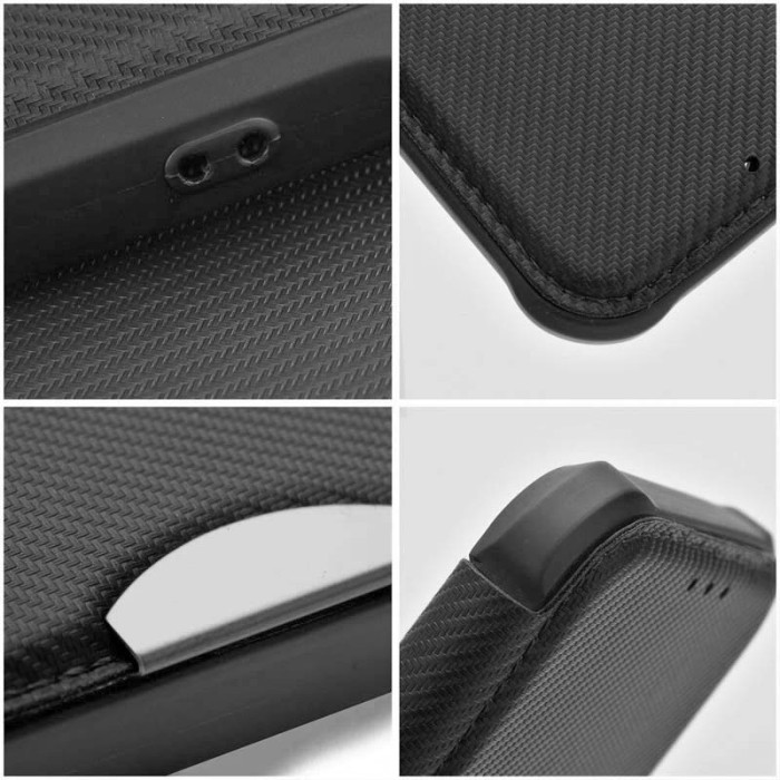 Шкіряний чохол-книжка GETMAN Razor (PU) для Xiaomi Redmi 13C/Poco C65 Black