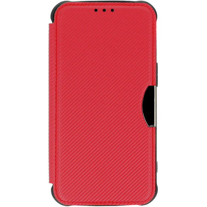 Шкіряний чохол-книжка GETMAN Razor (PU) для Xiaomi Redmi 13C/Poco C65 Red