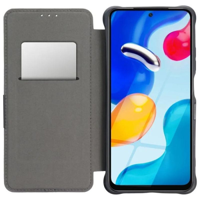Шкіряний чохол-книжка GETMAN Razor (PU) для Xiaomi Redmi 13C/Poco C65 Red