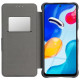 Шкіряний чохол-книжка GETMAN Razor (PU) для Xiaomi Redmi 13C/Poco C65 Red
