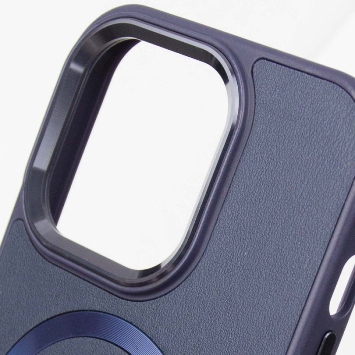 Шкіряний чохол SnapCase with MagSafe для Apple iPhone 14 Pro Max Dark Blue