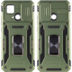 Ударостійкий чохол Camshield Army Ring для Xiaomi Redmi 10C Оливковий/Army Green