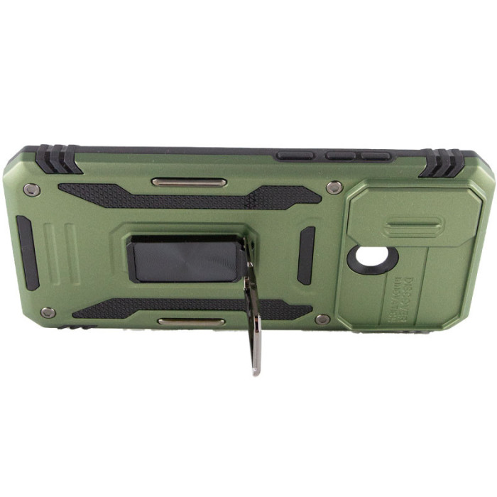 Ударостійкий чохол Camshield Army Ring для Xiaomi Redmi 10C Оливковий/Army Green