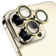 Захисне скло Metal Classic на камеру (у упак.) для Apple iPhone 14 Pro/14 Pro Max Золотий/Gold