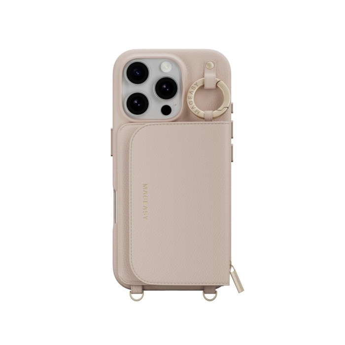 Чохол з гаманцем Switcheasy Pouch M рожевий для iPhone 16 Pro (MPH66P264RS24)