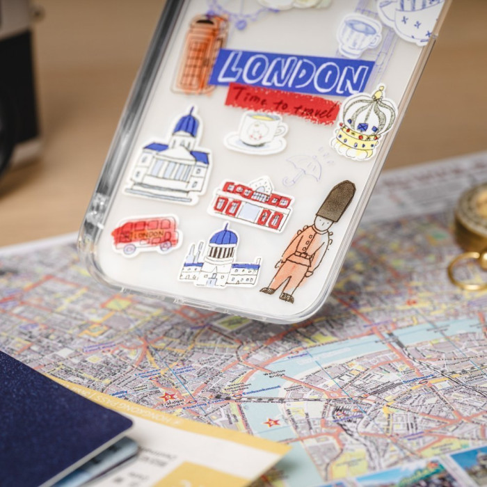Чохол із малюнком Switcheasy City M London для iPhone 15 Pro (SPH56P186LD23)