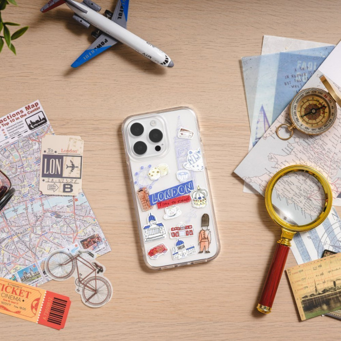 Чохол із малюнком Switcheasy City M London для iPhone 15 Pro (SPH56P186LD23)