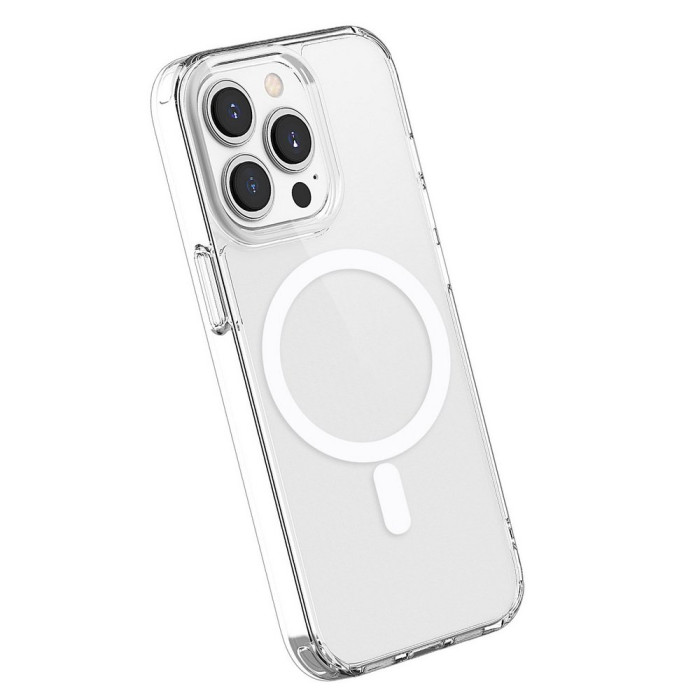 Протиударний чохол WK Design Military Grade Shatter-resistant Magnet (WPC-007-IP13P) прозорий для iPhone 13 Pro