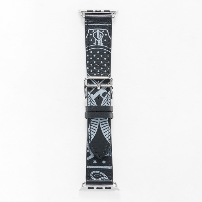 Шкіряний ремінець COTEetCI W13 чорний для Apple Watch 42/44 мм