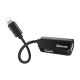 Перехідник Baseus iP Male to iP+iP Female Adapter L37 чорний