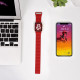 Coteetci W7 Leather Magnet ремінець для Apple Watch 38mm/40mm (WH5205-RD)