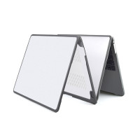 Захисний чохол COTEetCI Protective Shell прозорий + чорний для MacBook Pro 13" (A2289/A2251/A2338) 2020 (11001-BTT)