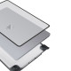 Захисний чохол COTEetCI Protective Shell прозорий + чорний для MacBook Pro 13