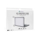 Захисний чохол COTEetCI Protective Shell прозорий + чорний для MacBook Pro 13