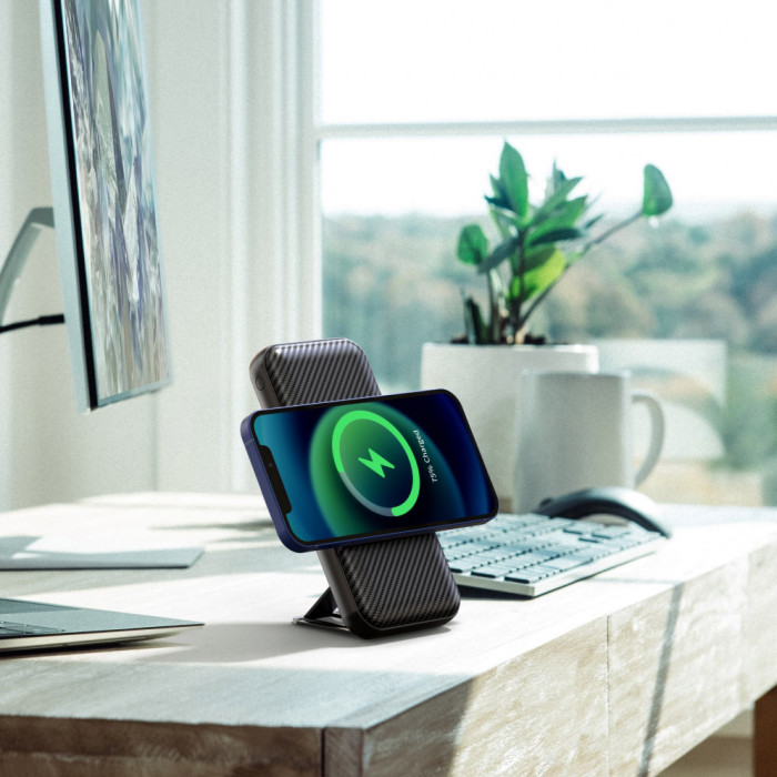 Бездротовий акумулятор iWalk PowerStand Mag (UBP20000M) чорний