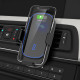 Автомобільна бездротова зарядка та утримувач Adonit 15W Wireless Car Charger чорна
