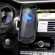 Автомобільна бездротова зарядка та утримувач Adonit 15W Wireless Car Charger чорна