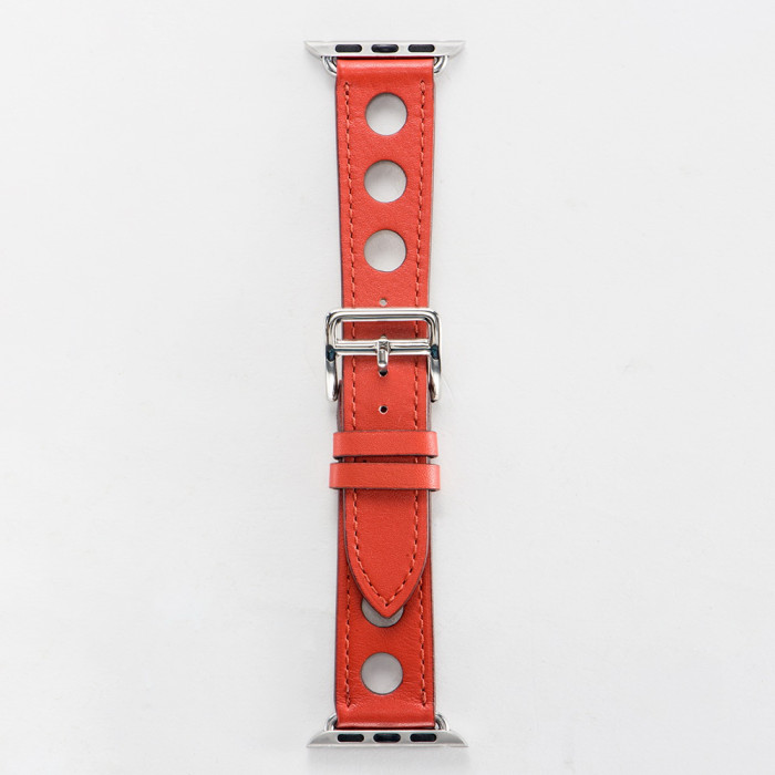 Шкіряний ремінець COTEetCI W15 червоний для Apple Watch 42/44/45/49 мм