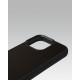 Чохол для iPhone 15 Pro із шкіри купон в темно-коричневому кольорі з логотипом Mercedes