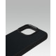 Чохол для iPhone 15 Pro із шкіри купон в темно-синього кольорі з логотипом Tesla