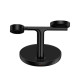 Бездротовий зарядний пристрій Baseus Swan 3-in-1 Wireless Magnetic Charging Bracket 20W Black