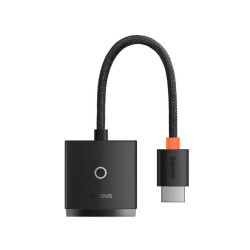 Перехідник Baseus Lite Series Adapter HDMI to VGA Black