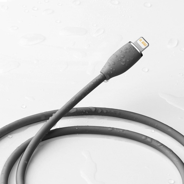 Кабель Baseus Jelly Liquid Silica Gel Fast Charging Data Cable Type-C to iPhone 20W 1.2m Black
