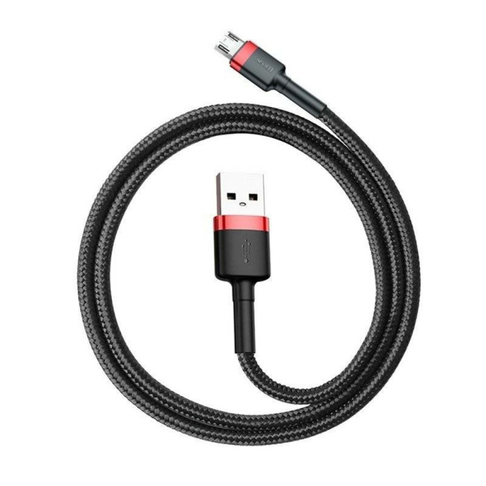Кабель Baseus Cafule Cable USB Micro USB 2.4A 1m Red+Black