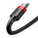 Кабель Baseus Cafule Cable USB Micro USB 2.4A 1m Red+Black