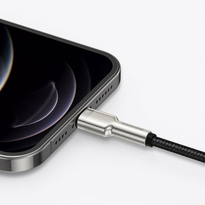 Кабель Baseus Cafule Series Metal Data Cable Type-C to iPhone PD 20W 1m Black