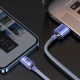 Кабель Baseus Crystal Shine Series Fast Charging Data Cable USB to iPhone 2.4A 1.2m Purple