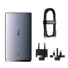 Мережевий зарядний пристрій Baseus GaN5 Pro Ultra-Slim Fast Charger C+U 65W Gray