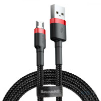 Кабель Baseus Cafule Cable USB Micro USB 1.5A 2m Red+Black