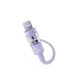 Кабель Baseus Gem Fast-Charging Data Cable USB-C to iPhone 20W 2m Nebula Purple