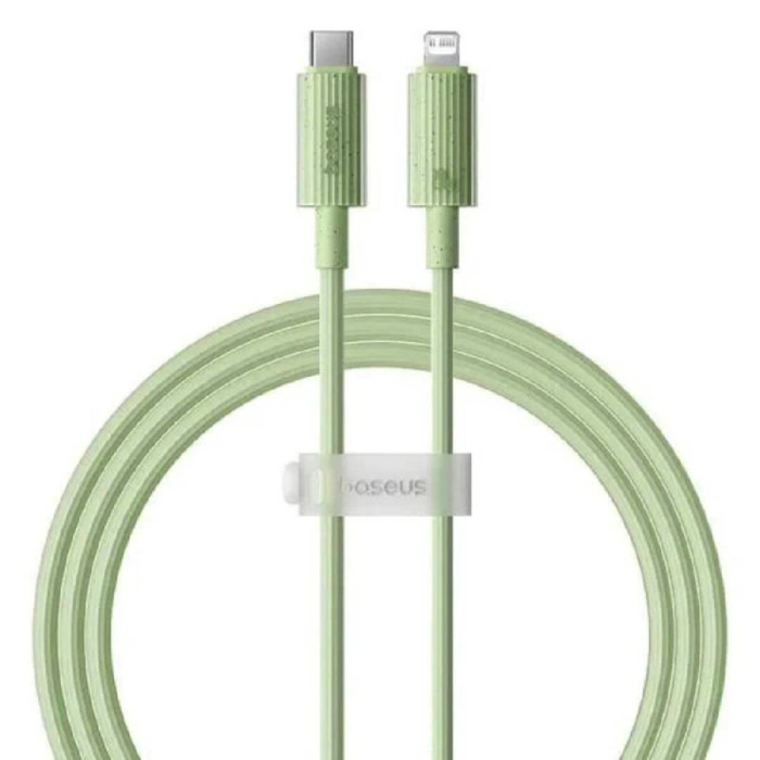 Кабель Baseus Habitat Series Fast Charging Cable Type-C to iPhone 20W 2m Natural Green