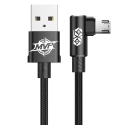 Кабель Baseus MVP Elbow Type Cable USB Micro USB 1.5A 2m Black