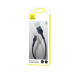 Кабель Usams US-SJ448 U55 Lightning Aluminum Alloy Braided Data Cable 1m Black