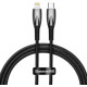 Кабель Baseus Glimmer Series Fast Charging Data Cable Type-C to iPhone 20W 1m Black