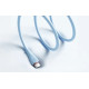 Кабель Vention USB 2.0 C Male to C Male 5A Cable 1.5M Light Blue Silicone Type (TAWSG)