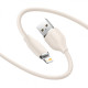 Кабель Baseus Jelly Liquid Silica Gel Fast Charging Data Cable USB to iPhone 2.4A 1.2m Pink