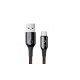 Кабель Baseus C-shaped Light Intelligent power-off Cable USB For Type-C 3A 1M Black