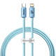 Кабель Baseus Gem Fast-Charging Data Cable USB-C to iPhone 20W 2m Galaxy Blue