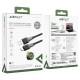 Кабель ACEFAST C10-04 USB на Type-C 3A, 1.2m, silicone, zinc connectors, Чорний