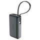 Зовнішній акумулятор ACEFAST M7 PD30W power bank with cable 10000mAh, Black